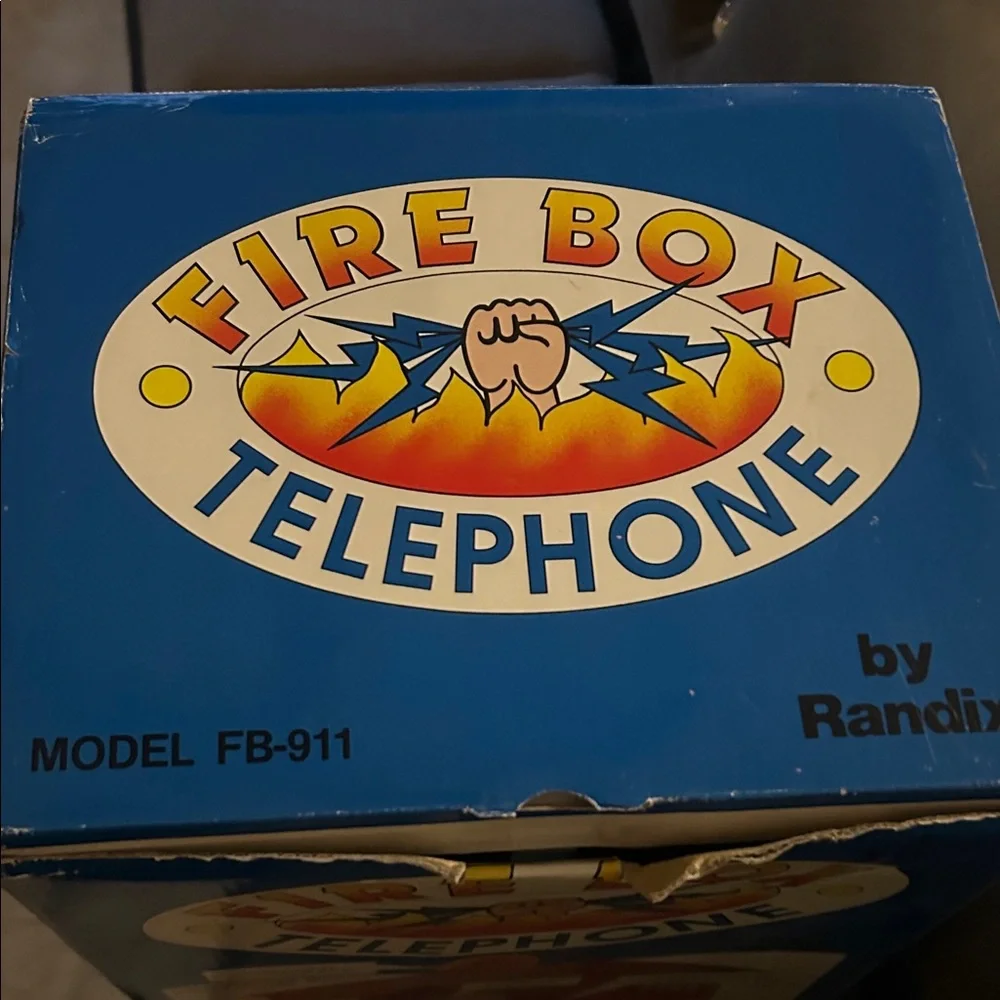 Red Fire Box Telephone by